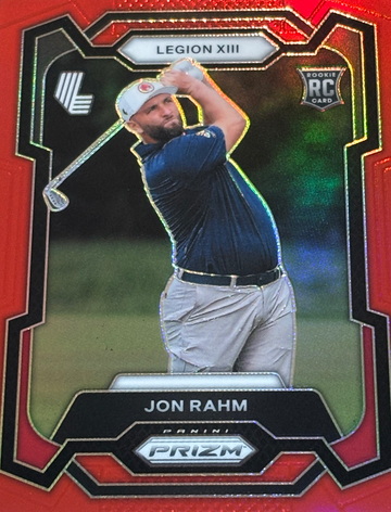 2024 Panini Prizm Liv Golf #22 Jon Rahm Red Prizm