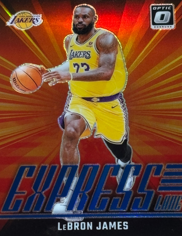 2024-25 Panini Donruss Optic LeBron James Express Lane #/85 Lakers