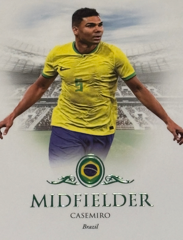 2023 Futera Unique World Football Soccer Casemiro Emerald /25 #35