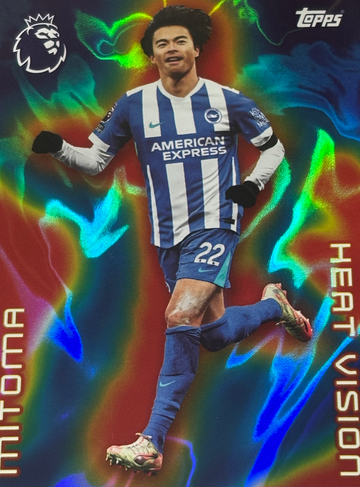 2025/26 Topps EPL - Karou Mitoma Heat Vision - Brighton & Hove Albion