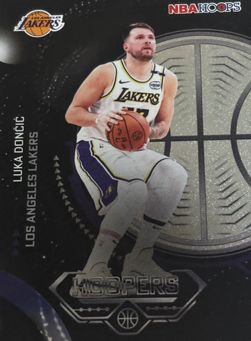 Luka Doncic 2026 Topps NBA Hoops #H-3 Pixel Burst Hoopers Los Angeles Lakers