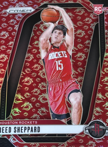 2024-25 Panini Prizm - Reed Sheppard #268 Dragon Year Prizm /88 (RC)