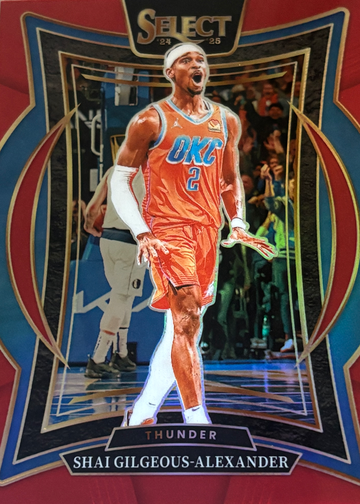 2024-25 Panini Select Shai Gilgeous-Alexander Concourse Red /199 #36