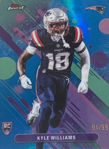 Kyle Williams 2025 Topps Finest RC #30 Blue Refractor /99
