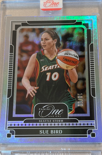 2025 Panini One and One WNBA #20 Sue Bird Silver /99
