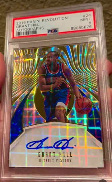 2016 Grant Hill revolution auto psa 9