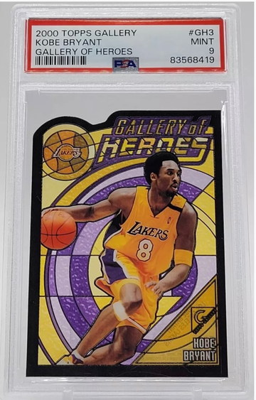 2000 Kobe Bryant Topps Gallery Of Heroes Psa 9