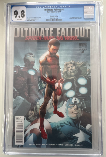 Ultimate Fallout 4 CGC 9.8 2nd print 1st Miles Morales Marvel