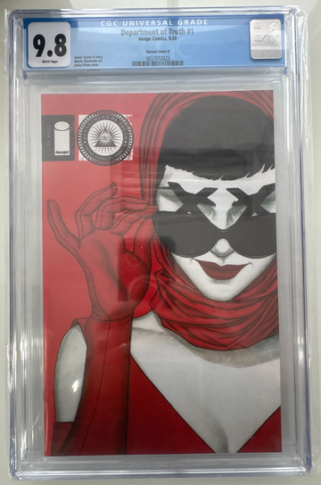 The Department of Truth 1 CGC 9.8 Cover B Frison variant