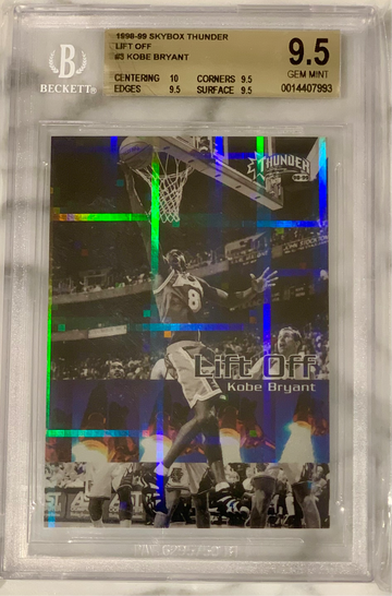 1998-99 Skybox Thunder Kobe Bryant Lift Off BGS 9.5 with a 10 True Gem Mint+