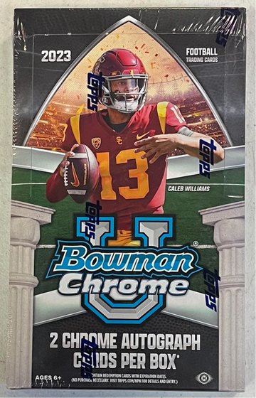 2023 Bowman Chrome University Football Hobby Box