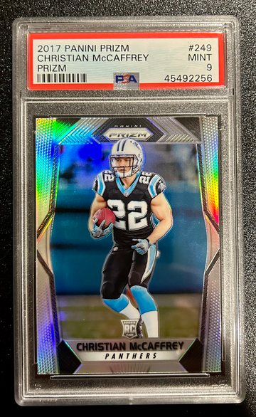 2017 Panini Prizm Christian McCaffrey Psa 9 #249