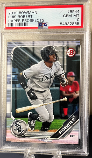 2019 Bowman #44 LUIS ROBERT Prospect White Sox PSA 10 GEM MINT RC