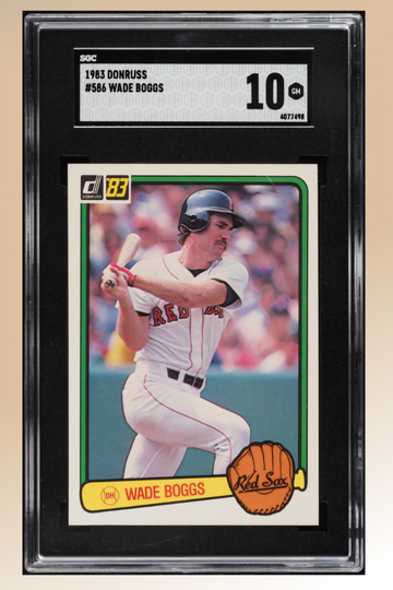 1983 Donruss #586 Wade Boggs RC SGC 10