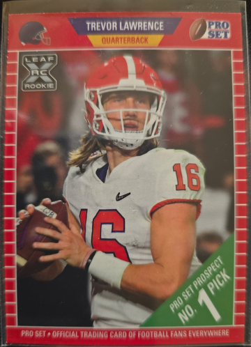 2021 TREVOR LAWRENCE Leaf Pro Set #PS1 Rookie Card