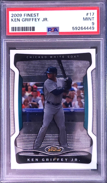 2009 Finest Ken Griffey Jr. #17 PSA 9 Mariners HOF