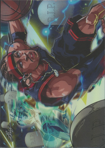 2023 LEAF METAL ALLEN IVERSON ANIME NATION  #/232 #ANB-53 Sixers