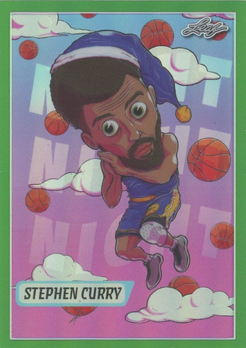2023 Leaf Stephen Curry Metallic Imaginations Green #/25 #MI-12