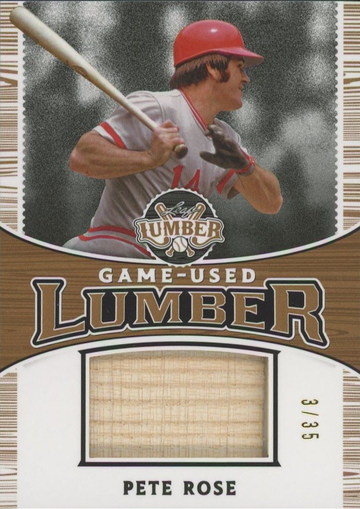 2024 Leaf Lumber Pete Rose Game Used Lumber #3/35 #GUL-72