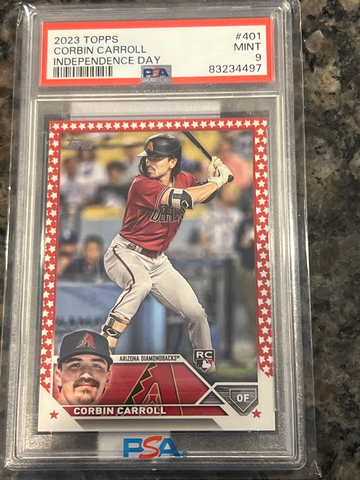 Corbin Carroll Independence Day psa 9 