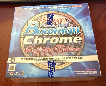 2025 Bowman Chrome Sapphire Edition Baseball Box
