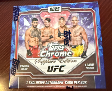 2025 Topps Chrome UFC Sapphire Edition Box