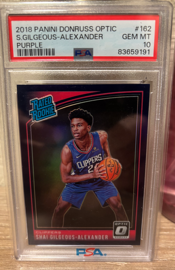 2018 optic purple shai gilgeous-Alexander psa 10