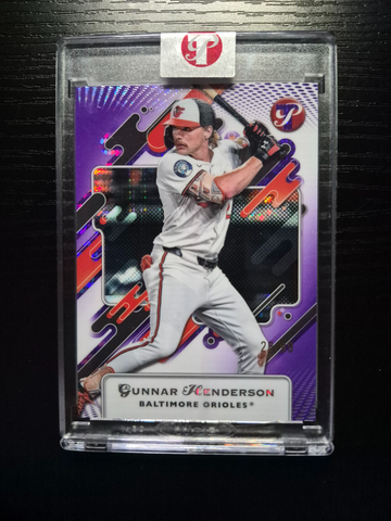 2025 Topps Pristine Gunnar Henderson #31 PURPLE REFRACTOR  /99 ENCASED PRISTINE 