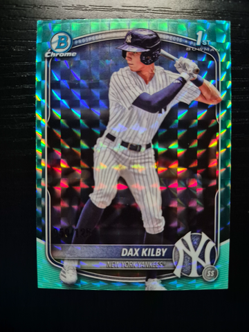 2024 Bowman Draft Dax Kilby #BDC-146 AQUA GEOMETRIC REFRACTOR  /125 