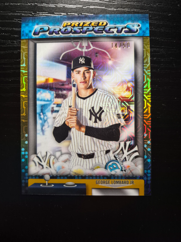 2025 Bowman Chrome George Lombard Jr GOLD MOJO REFRACTOR /50 #PP-3 