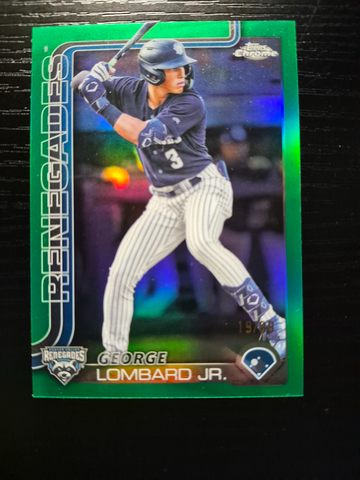 2025 Topps Pro Debut George Lombard Jr TRUE GREEN REFRACTOR  /99 #PDC-41 