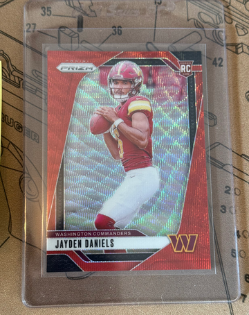 Jayden Daniels Red Wave Prizm /149
