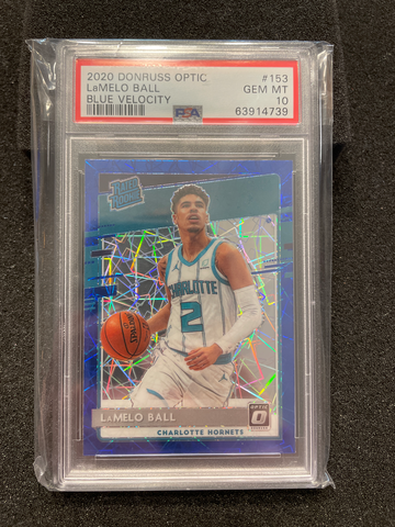 2020 Donruss Optic Lamelo Ball Blue Velocity