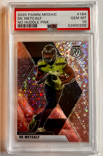 2020 Panini Mosaic DK Metcalf No Huddle Pink POP 2!!! 17/20