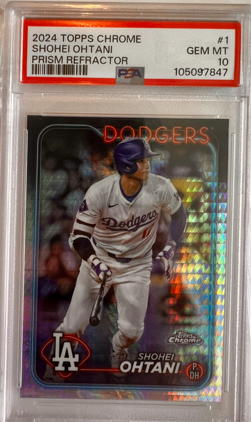 2024 Topps Chrome Shohei Ohtani Prism Refractor