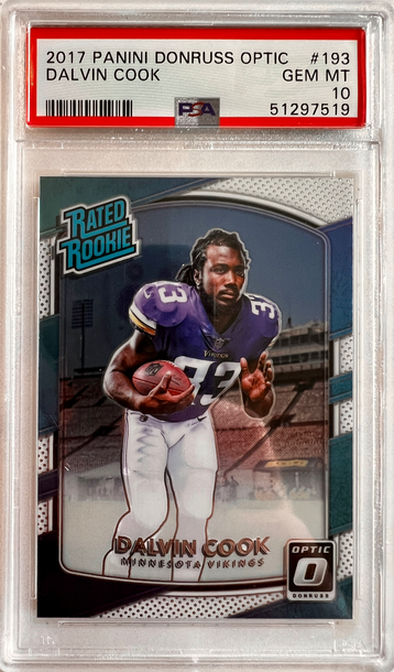 2017 Panini Donruss Optic Dalvin Cook Rookie 