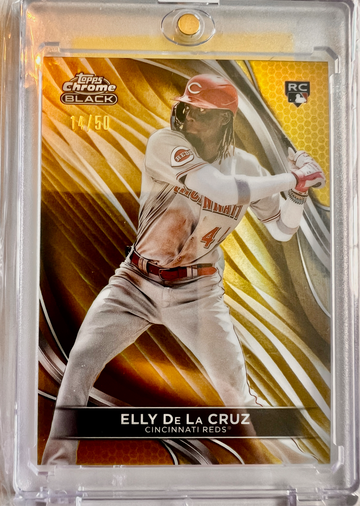 2024 Topps Chrome Black Elly De La Cruz Rookie GOLD 14/50