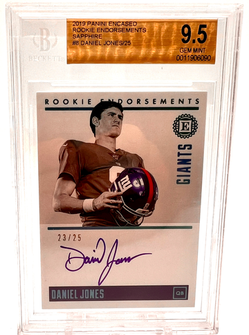 2019 Panini Encased Rookie Endorsements Sapphire 23/25