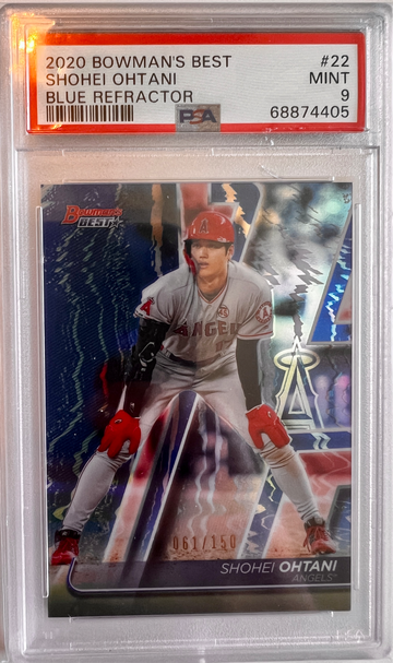 2020 Bowmans Best Shohei Ohtani Blue Refractor
