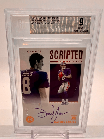 2019 Panini Encased Daniel Jones Scripted Signatures 47/50