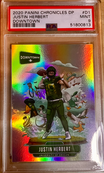 2020 Panini Chronicles Justin Herbert Downtown 