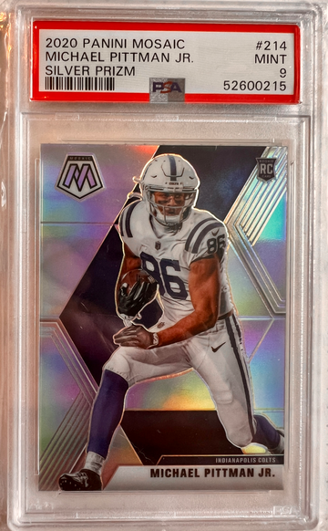 2020 Panini Mosaic Michael Pittman Jr. Silver Prizm Rookie