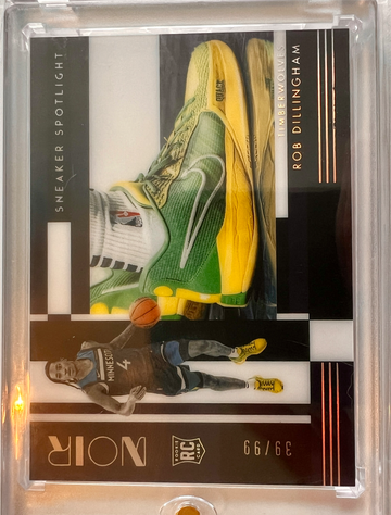 2024/25 Panini Noir Robert Dillingham Rookie Sneaker Spotlight 39/99