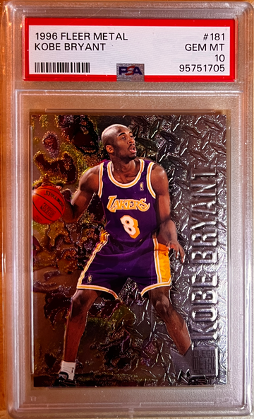 1996 Fleer Metal Kobe Bryant Rookie