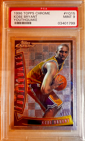 1996 Topps Chrome Kobe Bryant Rookie Youthquake 