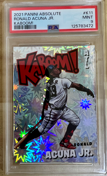 2021 Panini Absolute Kaboom Ronald Acuna Jr. 
