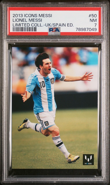 Messi - 2013 3 Card PSA Icons Lot