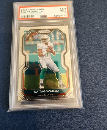 2020 Panini Prizm Rookie Tua Tagovailoa PSA 9