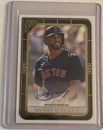2021 Topps Gallery Xander Bogaerts auto