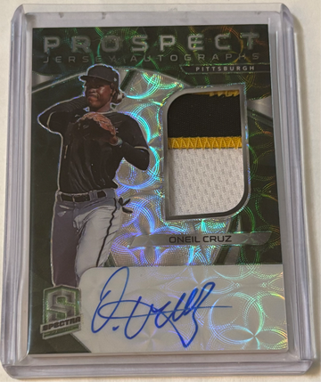 2021 Panini Spectra Oneil Cruz auto/relic /15